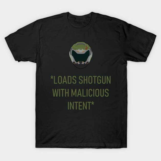 DOOM - Loads Shotgun T-Shirt by The NPC Man